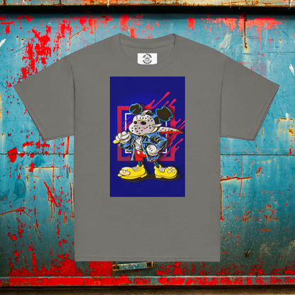 Designer Mickey-Mouse as Jason from Friday the 13th Youth Classic Tee| Available in Multiple Colors | Design on Front & Back