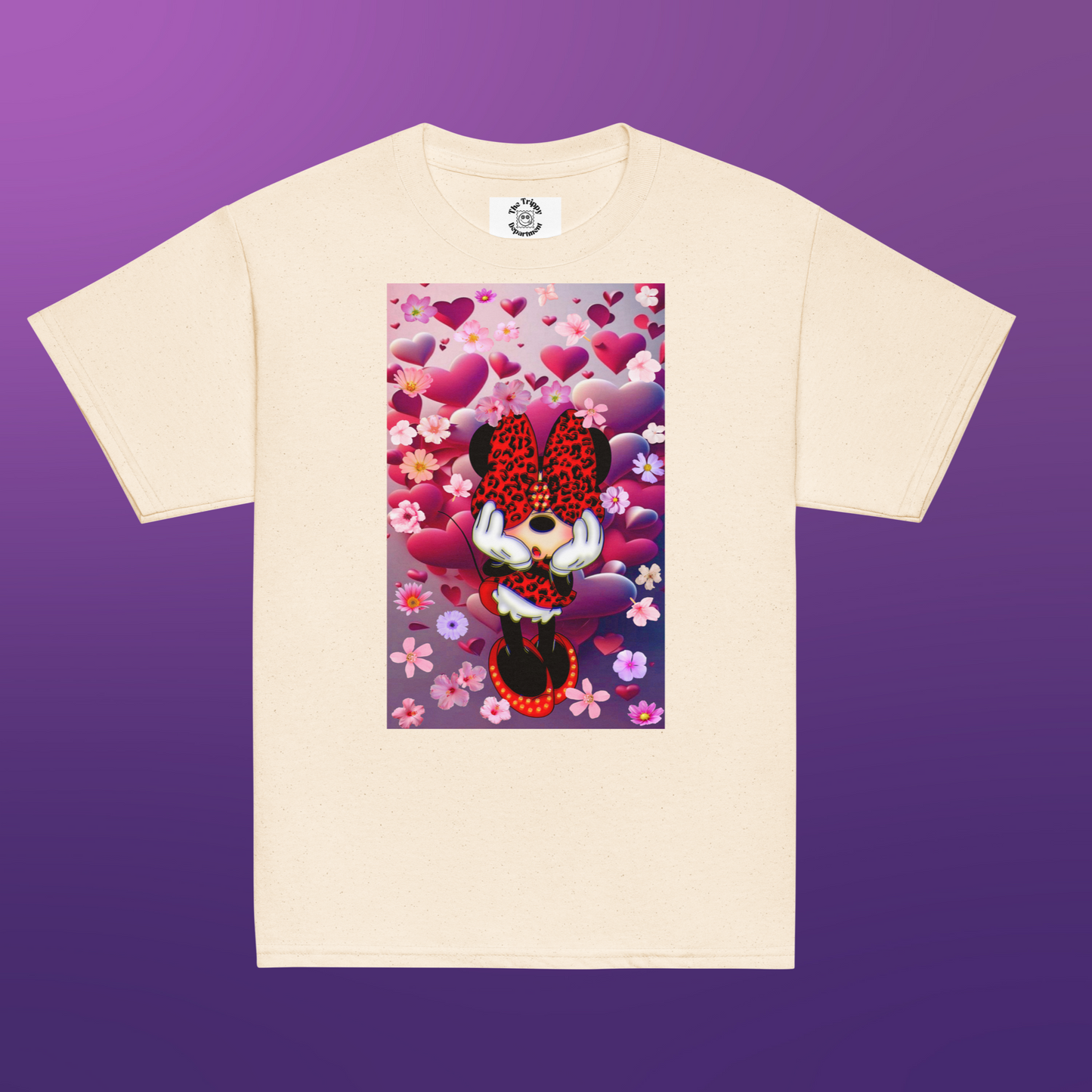 Designer Minnie-Mouse Youth Classic Tee| Available in Multiple Colors | Design on Front & Back