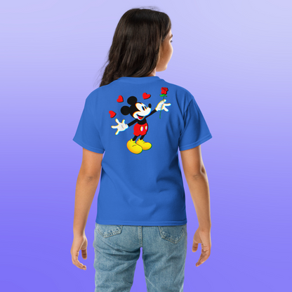 Designer Minnie-Mouse Youth Classic Tee| Available in Multiple Colors | Design on Front & Back