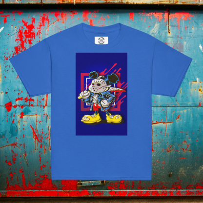 Designer Mickey-Mouse as Jason from Friday the 13th Youth Classic Tee| Available in Multiple Colors | Design on Front & Back