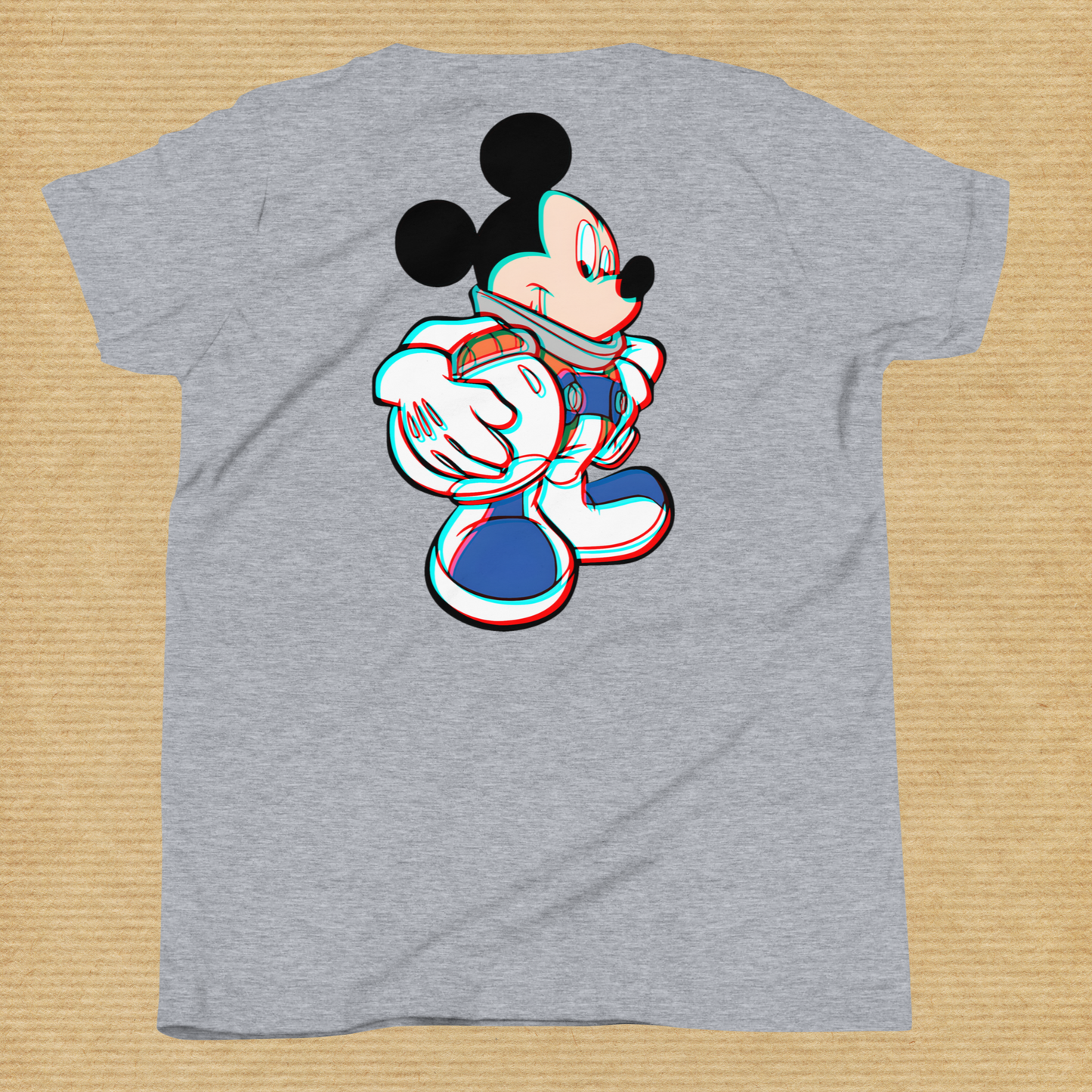 Designer Mickey-Mouse Youth Short Sleeve T-Shirt | Available in Multiple Colors  | Design on Front & Back