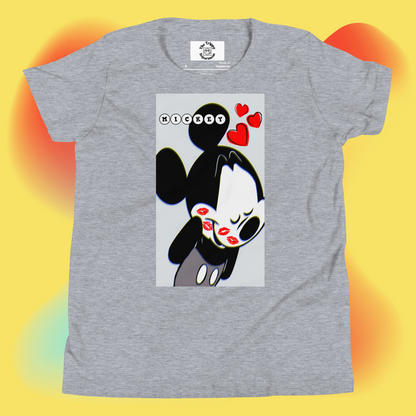 Designer Mickey-Mouse Youth Short Sleeve T-Shirt | Available in Multiple Colors | Design on Front & Back