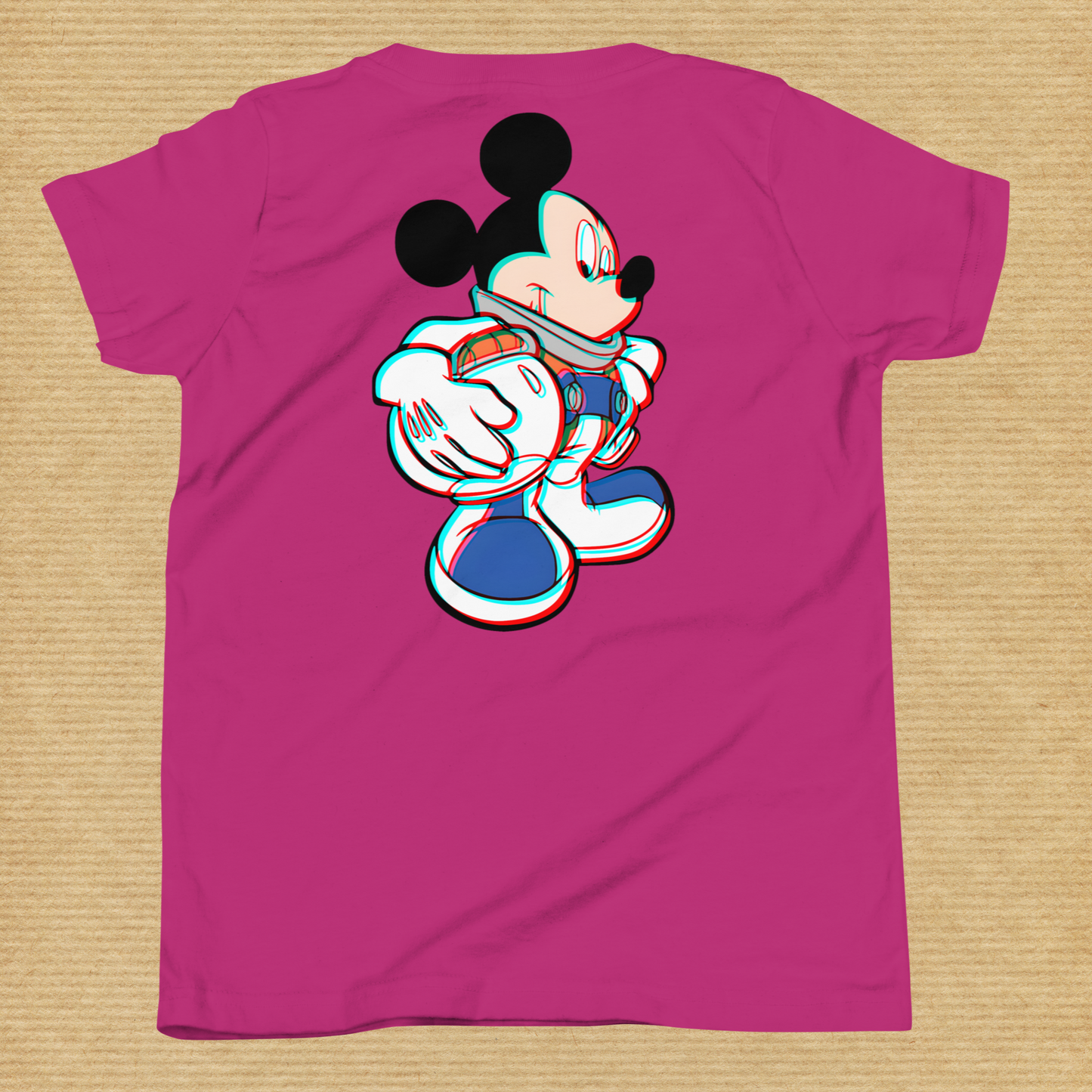 Designer Mickey-Mouse Youth Short Sleeve T-Shirt | Available in Multiple Colors  | Design on Front & Back