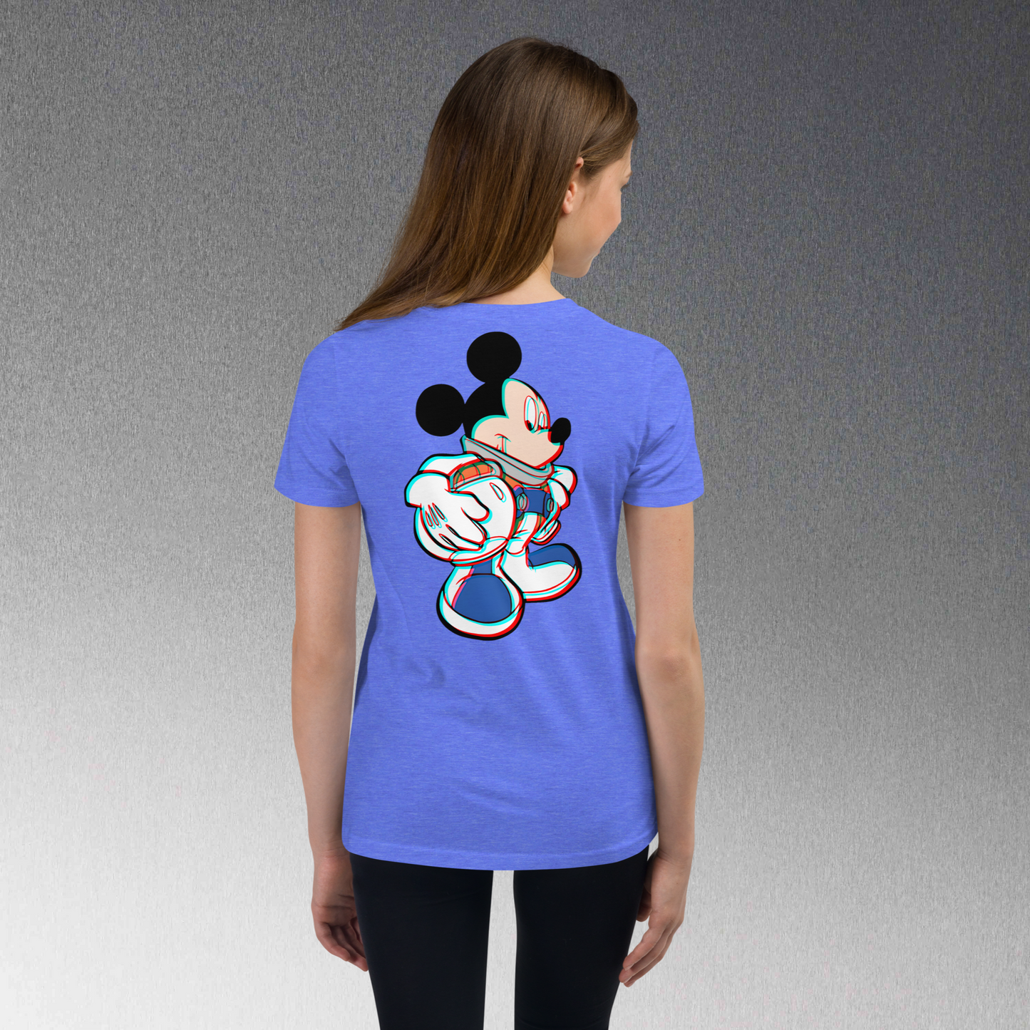 Designer Mickey-Mouse Youth Short Sleeve T-Shirt | Available in Multiple Colors  | Design on Front & Back