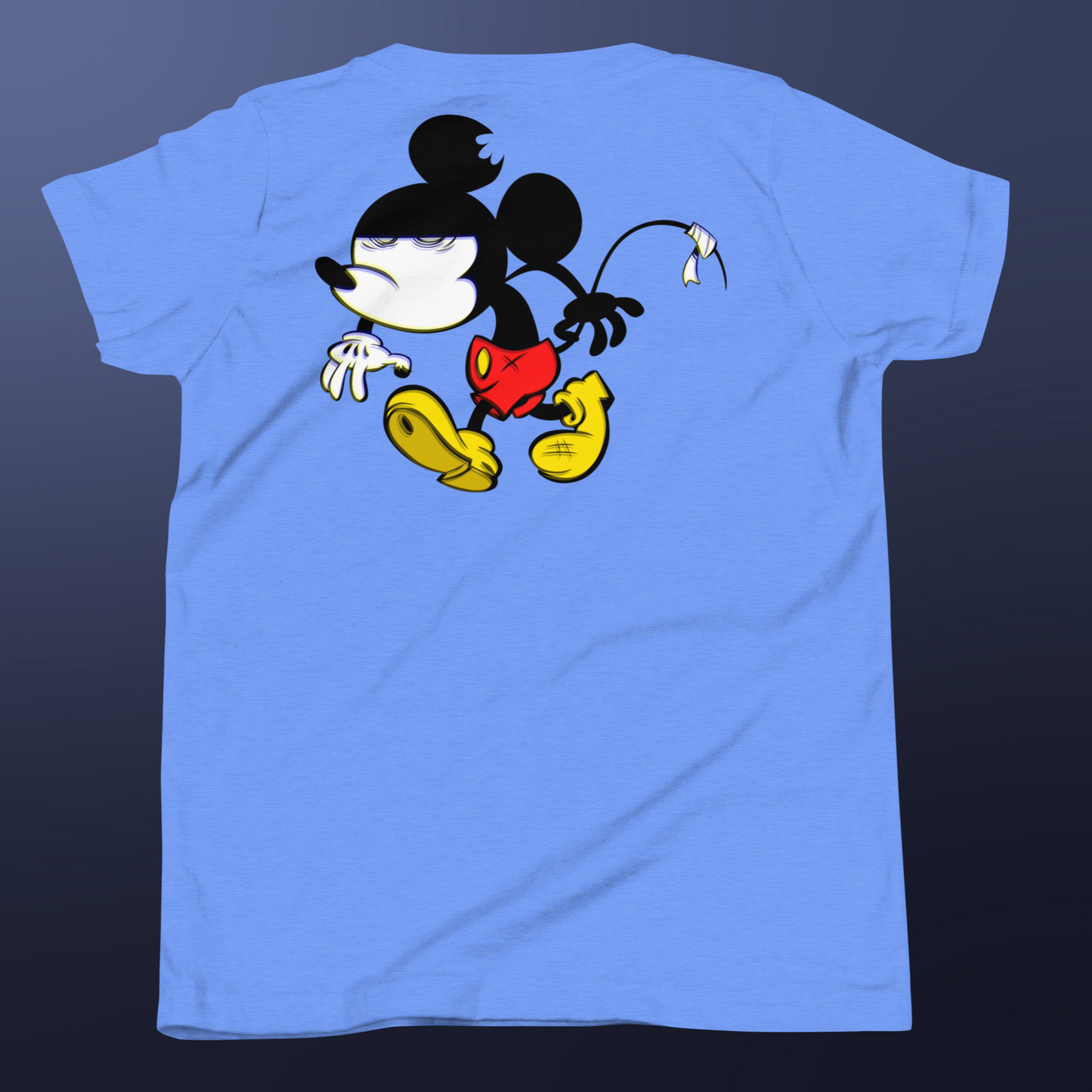 Designer Mickey-Mouse Youth Short Sleeve T-Shirt | Available in Multiple Colors | Design on Front & Back