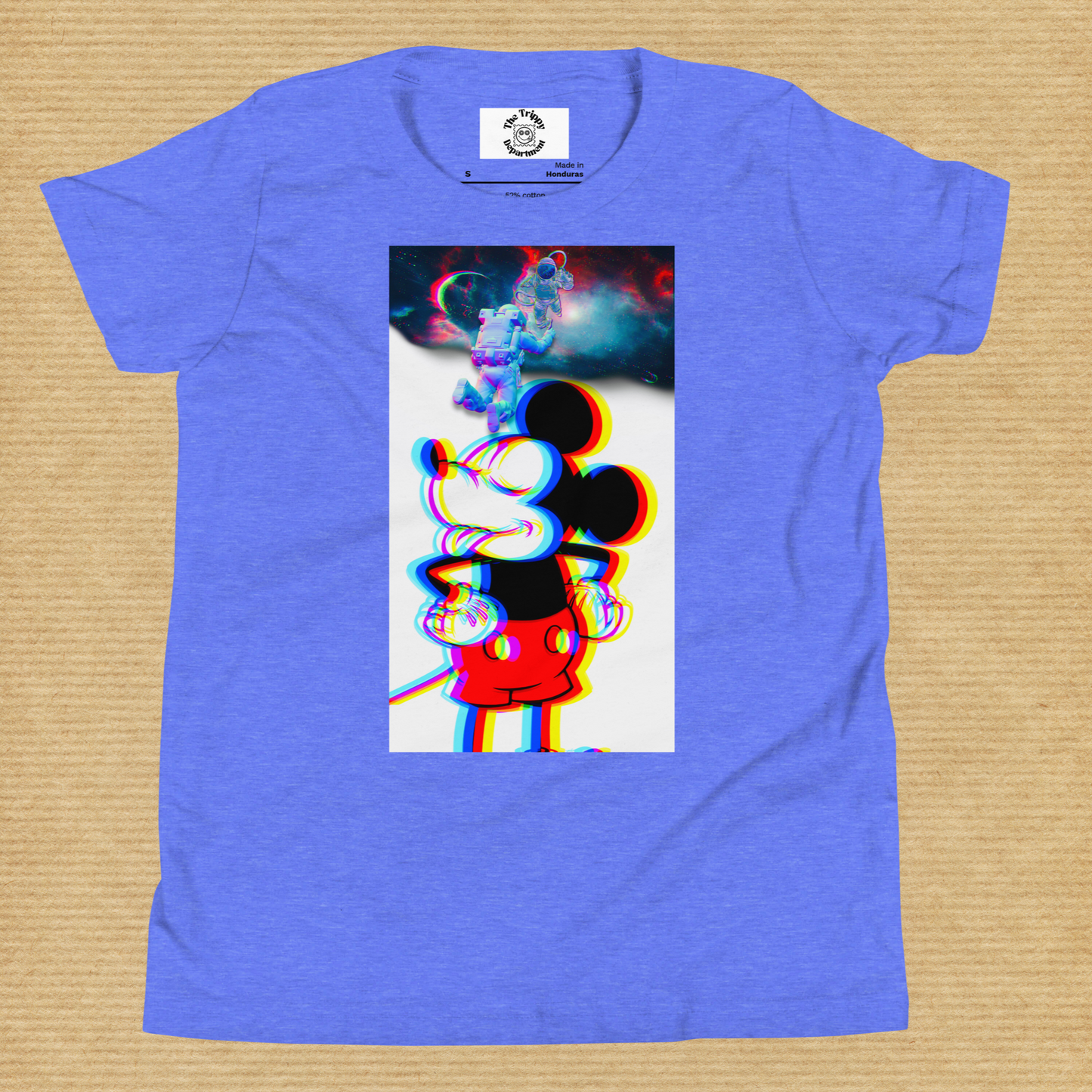 Designer Mickey-Mouse Youth Short Sleeve T-Shirt | Available in Multiple Colors  | Design on Front & Back