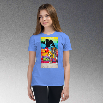 Designer Mickey-Mouse Youth Short Sleeve T-Shirt | Available in Multiple Colors | Design on Front & Back