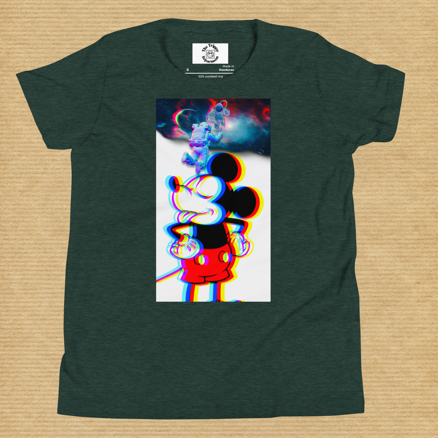 Designer Mickey-Mouse Youth Short Sleeve T-Shirt | Available in Multiple Colors  | Design on Front & Back