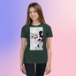 Designer Mickey-Mouse and Doodlebob Youth Short Sleeve T-Shirt | Available in Multiple Colors  | Design on Front & Back