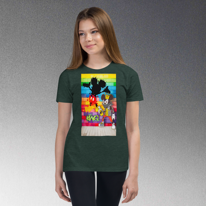 Designer Mickey-Mouse Youth Short Sleeve T-Shirt | Available in Multiple Colors | Design on Front & Back