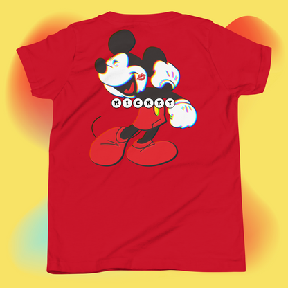 Designer Mickey-Mouse Youth Short Sleeve T-Shirt | Available in Multiple Colors | Design on Front & Back