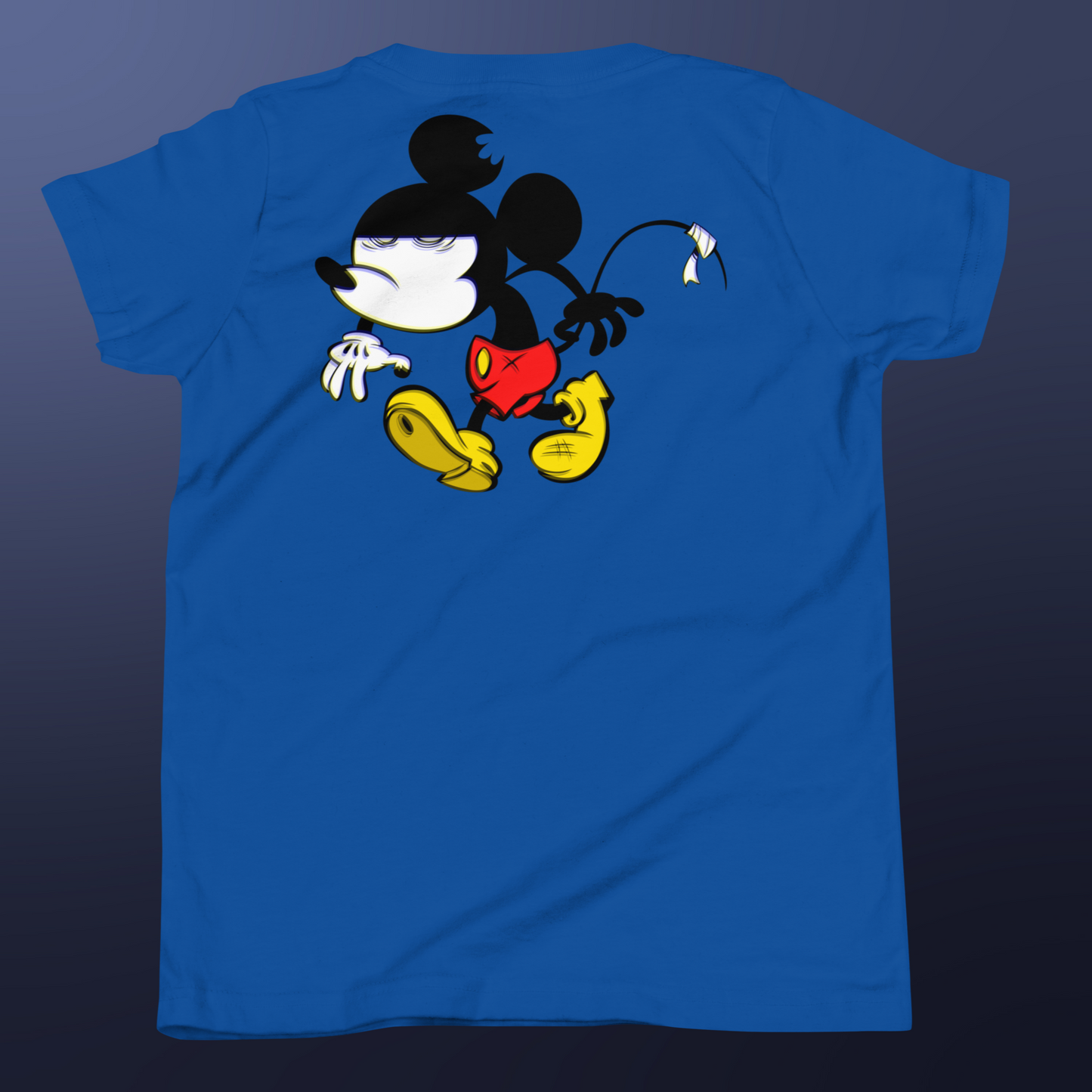 Designer Mickey-Mouse Youth Short Sleeve T-Shirt | Available in Multiple Colors | Design on Front & Back