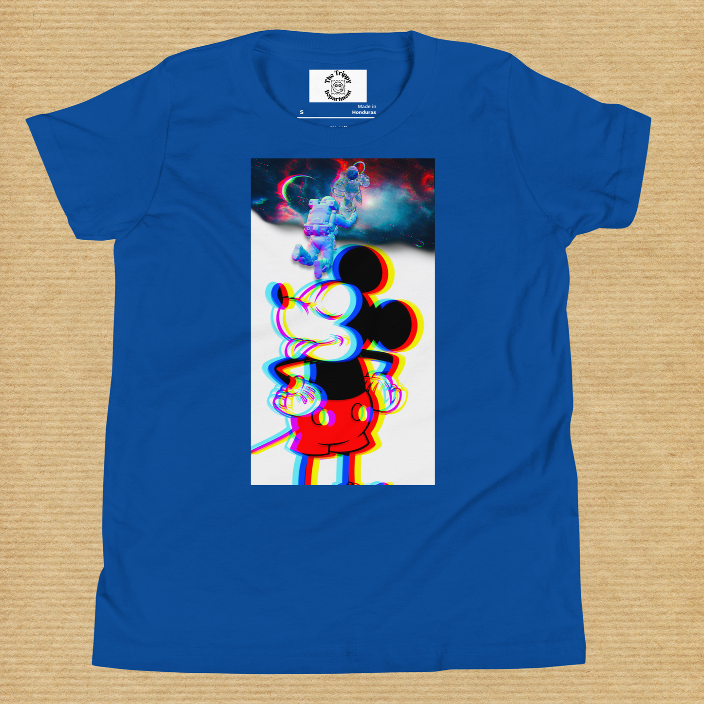 Designer Mickey-Mouse Youth Short Sleeve T-Shirt | Available in Multiple Colors  | Design on Front & Back