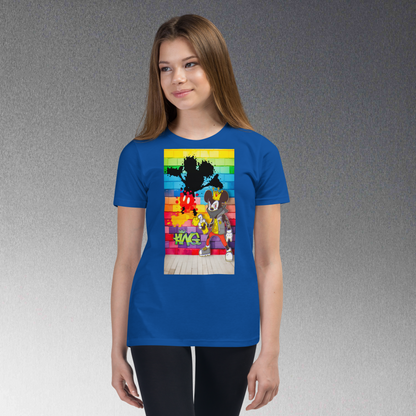 Designer Mickey-Mouse Youth Short Sleeve T-Shirt | Available in Multiple Colors | Design on Front & Back