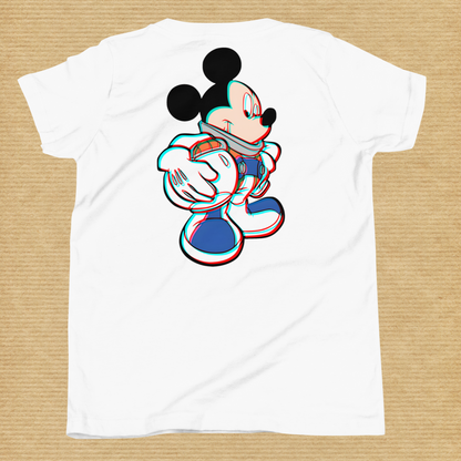 Designer Mickey-Mouse Youth Short Sleeve T-Shirt | Available in Multiple Colors  | Design on Front & Back