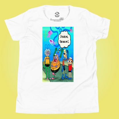 Designer Rick and Morty Youth Short Sleeve T-Shirt | Available in Multiple Colors | Design on Front & Back