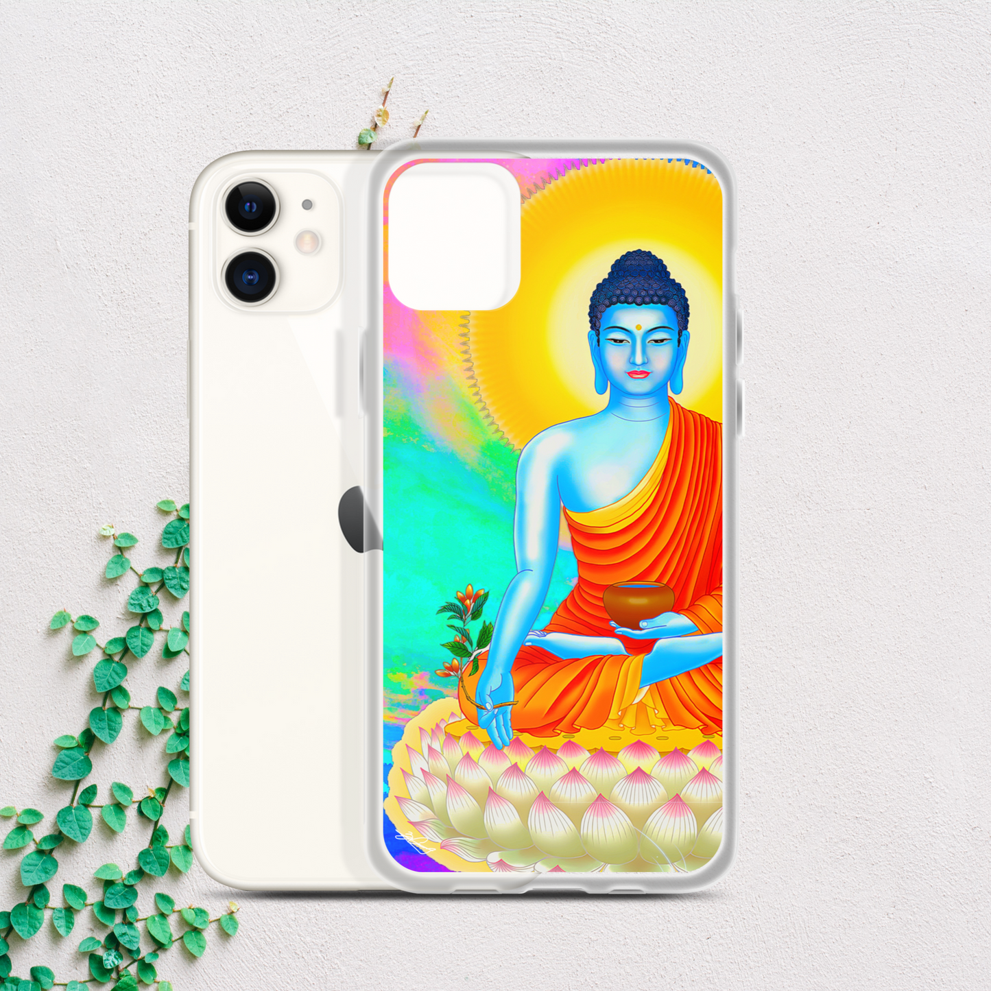 Buddha iPhone® Clear Case | Available for most iPhone® models | Wireless Charging Compatible