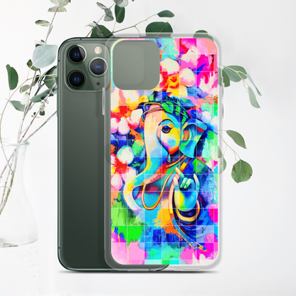 Ganesh iPhone® Clear Case | Available for most iPhone® models | Wireless Charging Compatible