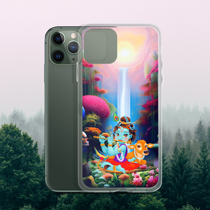 Krishna iPhone® Clear Case | Available for most iPhone® models | Wireless Charging Compatible