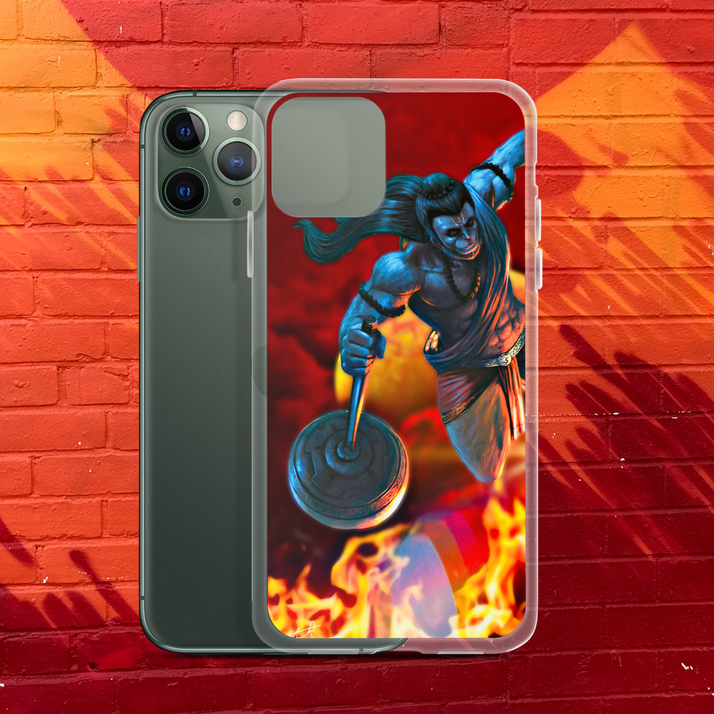 Hanuman iPhone® Clear Case | Available for most iPhone® models | Wireless Charging Compatible