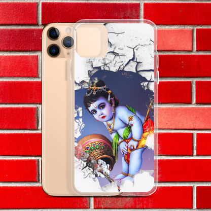 Baby Krishna iPhone® Clear Case | Available for most iPhone® models | Wireless Charging Compatible