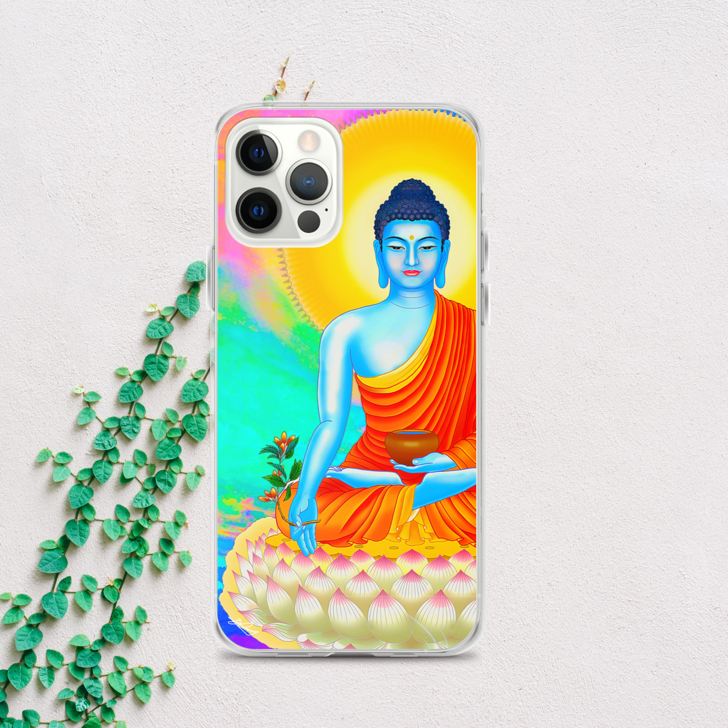 Buddha iPhone® Clear Case | Available for most iPhone® models | Wireless Charging Compatible