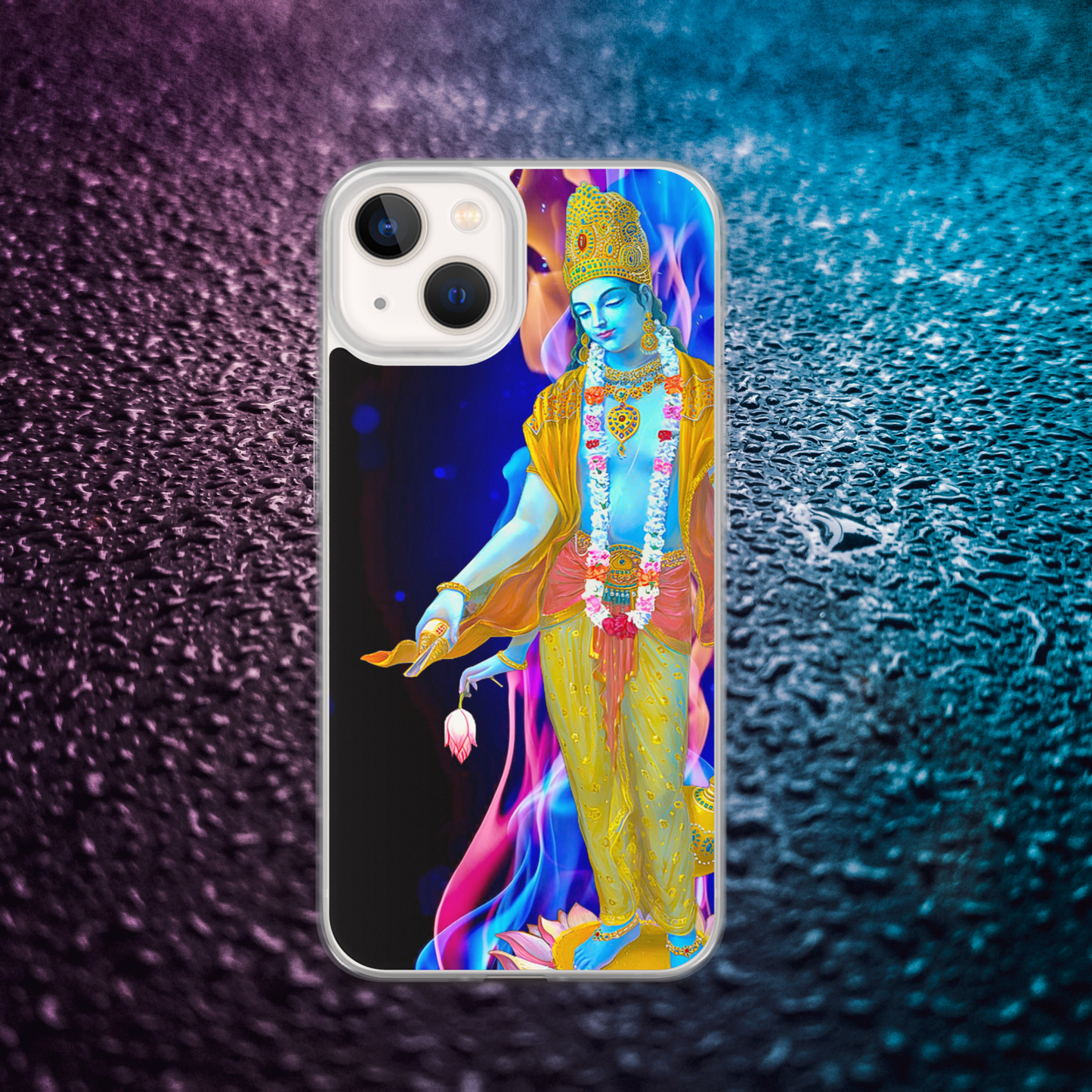 Vishnu iPhone® Clear Case | Available for most iPhone® models | Wireless Charging Compatible