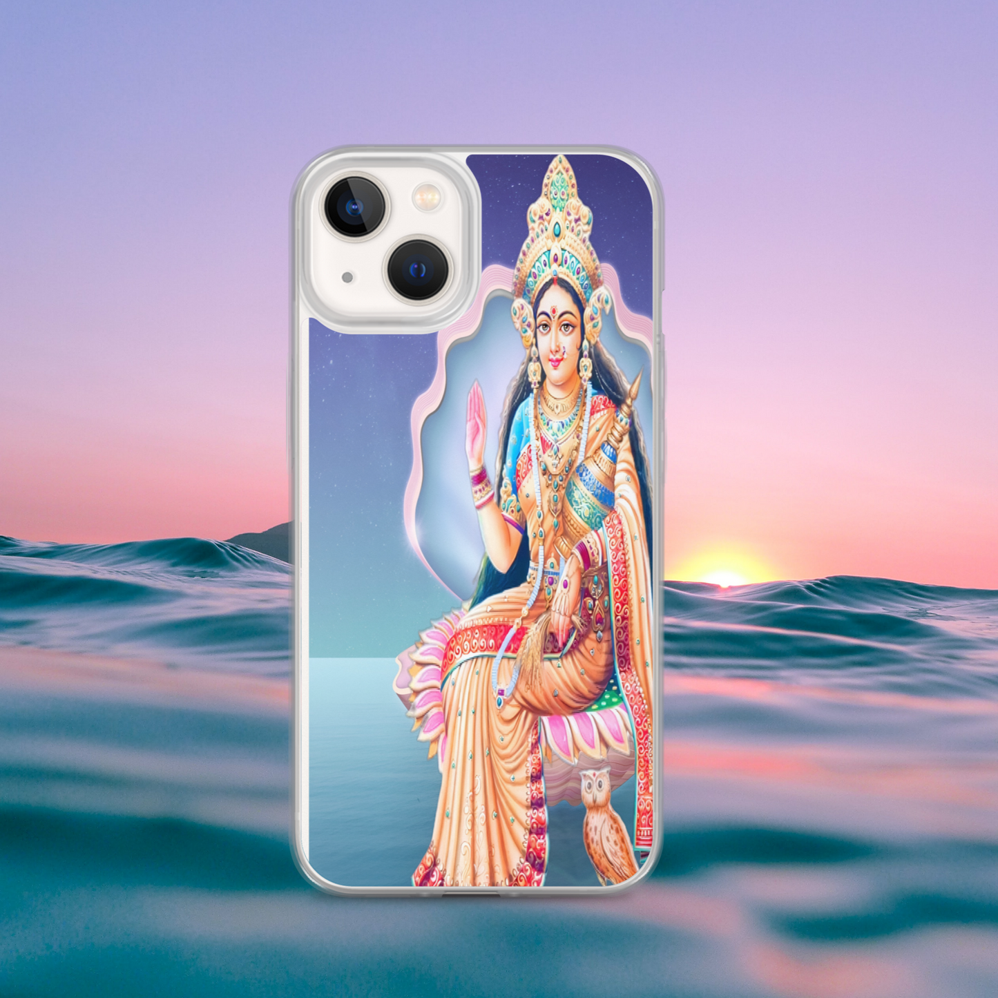 Lakshmi iPhone® Clear Case | Available for most iPhone® models | Wireless Charging Compatible