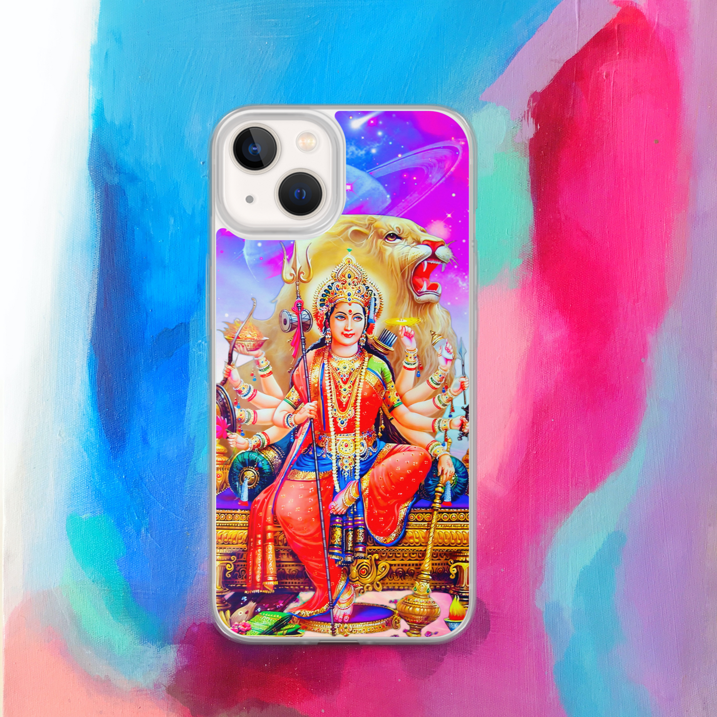 Durga iPhone® Clear Case | Available for most iPhone® models | Wireless Charging Compatible