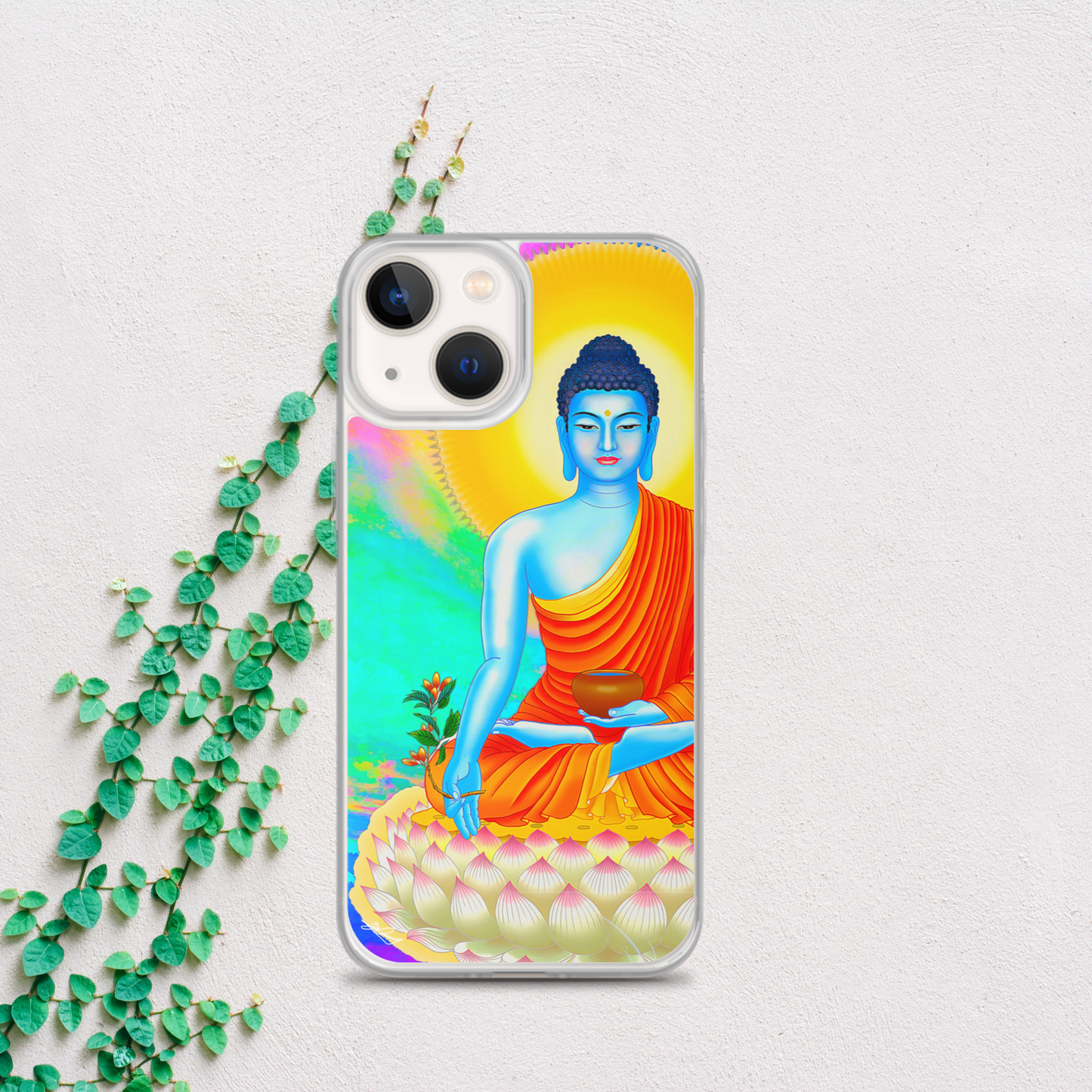 Buddha iPhone® Clear Case | Available for most iPhone® models | Wireless Charging Compatible