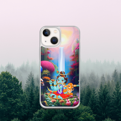 Krishna iPhone® Clear Case | Available for most iPhone® models | Wireless Charging Compatible