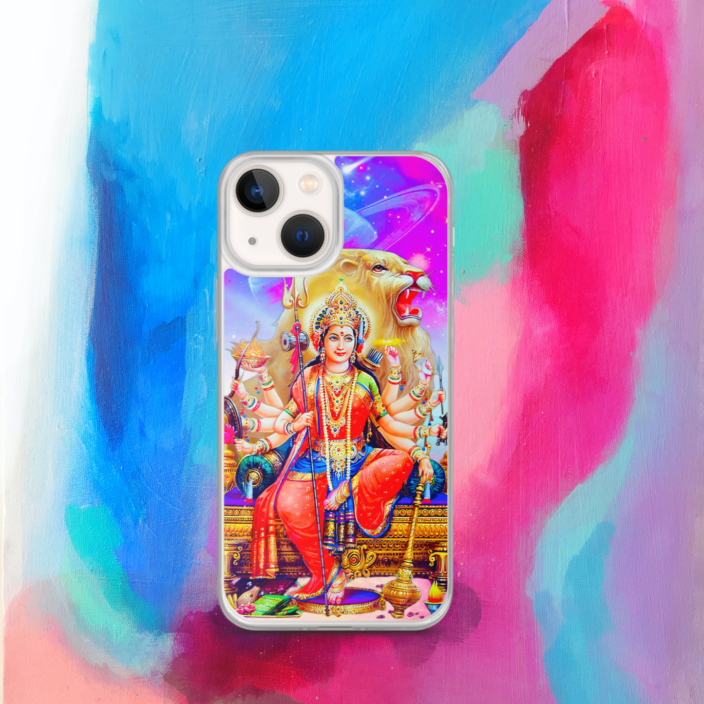 Durga iPhone® Clear Case | Available for most iPhone® models | Wireless Charging Compatible