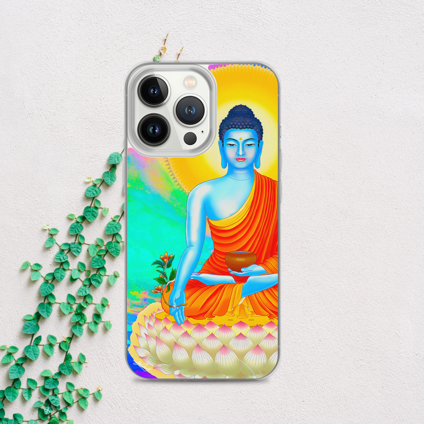 Buddha iPhone® Clear Case | Available for most iPhone® models | Wireless Charging Compatible