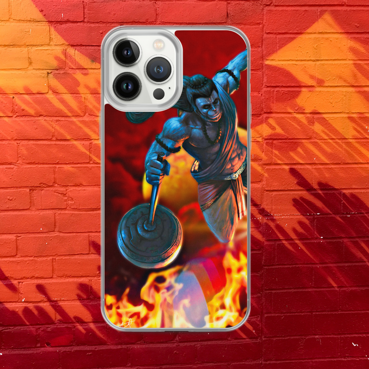 Hanuman iPhone® Clear Case | Available for most iPhone® models | Wireless Charging Compatible