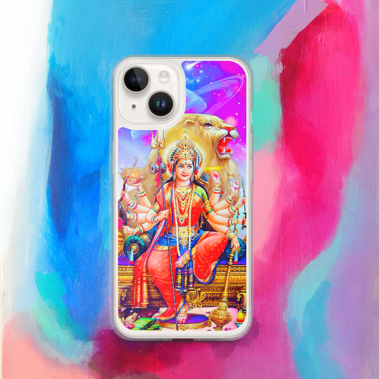 Durga iPhone® Clear Case | Available for most iPhone® models | Wireless Charging Compatible