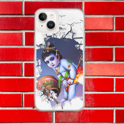 Baby Krishna iPhone® Clear Case | Available for most iPhone® models | Wireless Charging Compatible