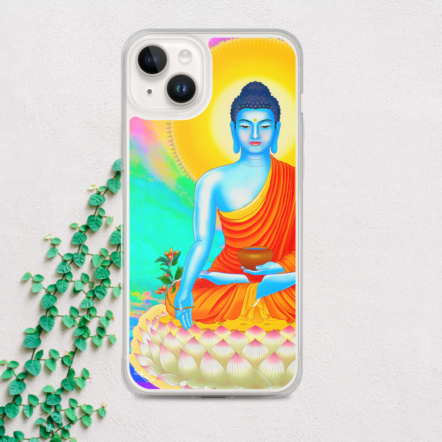 Buddha iPhone® Clear Case | Available for most iPhone® models | Wireless Charging Compatible