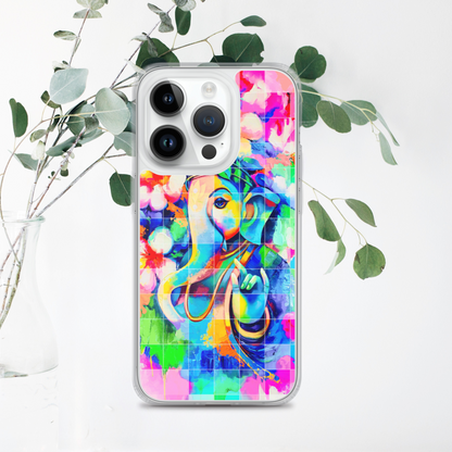 Ganesh iPhone® Clear Case | Available for most iPhone® models | Wireless Charging Compatible