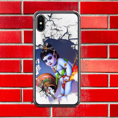 Baby Krishna iPhone® Clear Case | Available for most iPhone® models | Wireless Charging Compatible