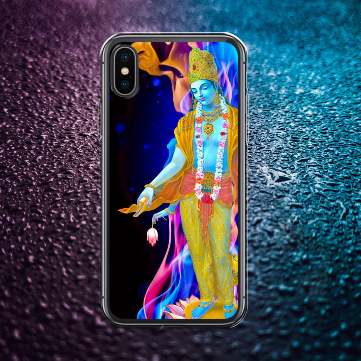 Vishnu iPhone® Clear Case | Available for most iPhone® models | Wireless Charging Compatible