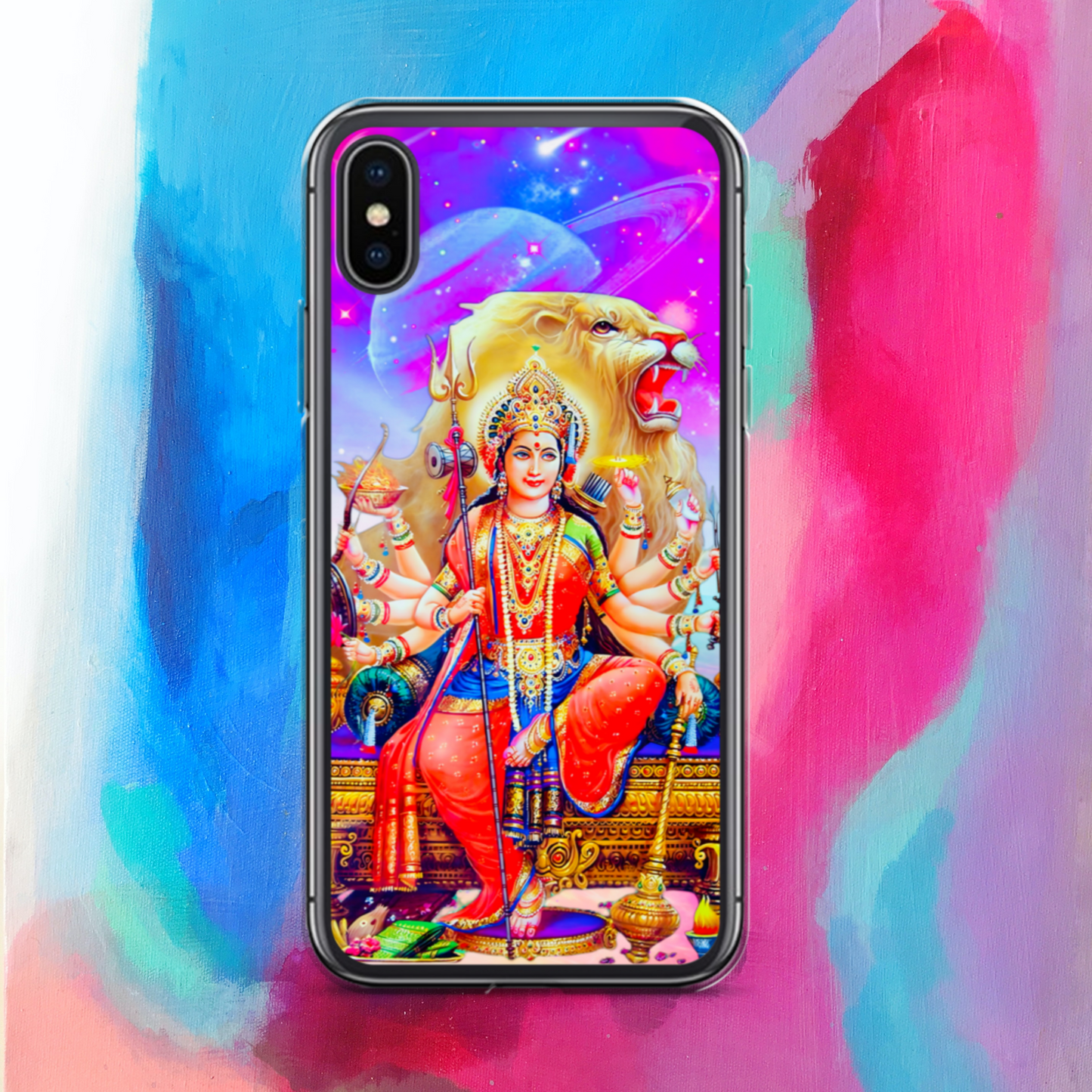 Durga iPhone® Clear Case | Available for most iPhone® models | Wireless Charging Compatible